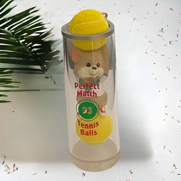 Hallmark Keepsake Ornament - 1993 - Perfect Match - Mouse Tennis Balls - Picture 2 of 10